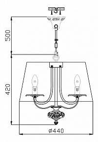Подвесной светильник Maytoni Olivia ARM325-33-W