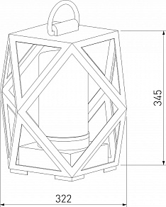 Наземный низкий светильник Elektrostandard Ambra 35133/S