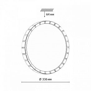 Накладной светильник Sonex Atabi Gold 7648/CL