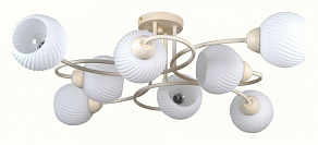 Люстра на штанге Natali Kovaltseva 81400 81400/8C BEIGE GOLD