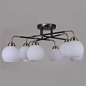 Потолочная люстра ILLUMICO  IL0252-8CSQ-79 BK AB