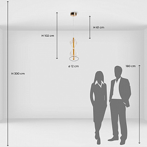 Подвесной светильник De City Оскар 33 510013701
