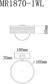 Бра MyFar Vinsent MR1870-1WL