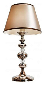 Настольная лампа декоративная iLamp Brooklyn T2401-1 Nickel
