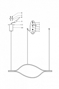 Подвесной светильник Imperiumloft Tape Light TRUDY01