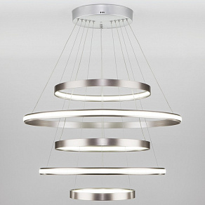 Подвесной светильник Eurosvet Olympia 90179/5 сатин-никель 145W