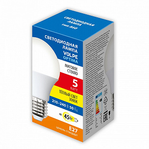 Лампа светодиодная Volpe  E27 5Вт 3000K UL-00008769