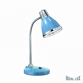 Настольная лампа офисная Ideal Lux ELVIS ELVIS TL1 AZZURRO