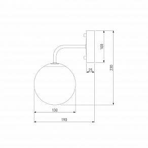Бра Eurosvet Austin 70091/1 черный
