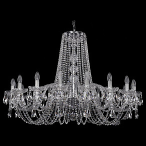 Подвесная люстра Bohemia Ivele Crystal 1402 1402/18/400/Ni