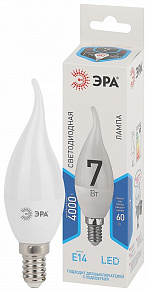 Лампа светодиодная Эра Стандарт E14 7Вт 4000K LED BXS-7W-840-E14