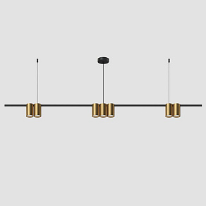 Подвесной светильник Denkirs Orbit DK4063-BK+SG