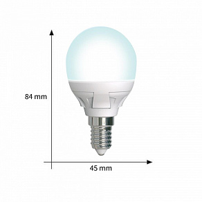 Лампа светодиодная Uniel Яркая Dim E14 7Вт 4000K UL-00004241