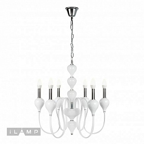 Подвесная люстра iLamp Lady 88003-6 WH