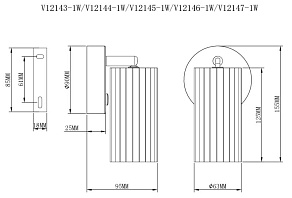 Бра Moderli Cora V12144-1W