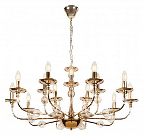 Подвесная люстра iLamp Aura 1030-10+5 GD