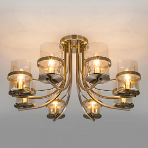 Потолочная люстра Eurosvet Coppa 60085/8 античная бронза