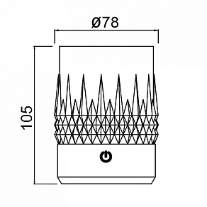 Стакан Mantra LAX 9082