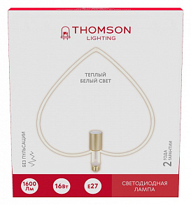 Лампа светодиодная Thomson Deco Triangle E27 16Вт 2700K TH-B2412