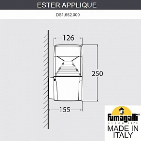 Светильник на штанге Fumagalli ESTER DS1.562.000.AXD1L