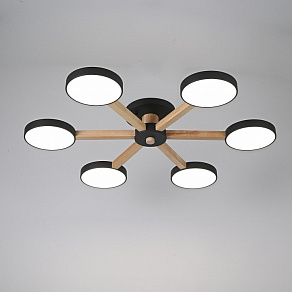 Люстра на штанге Imperiumloft TURNA Black TURNA01