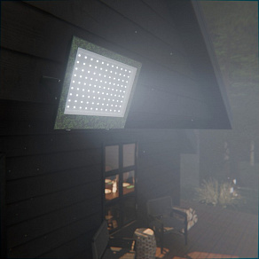 Настенно-потолочный прожектор Gauss  GFD006