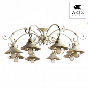 Потолочная люстра Arte Lamp Grazioso A4577PL-8WG