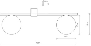 Накладной светильник Nowodvorski Pik 10300