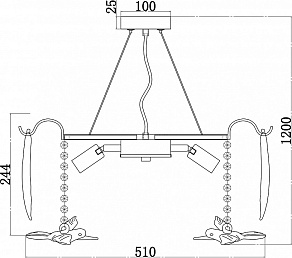 Подвесная люстра Favourite Philomela 3054-6P
