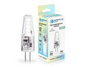 Лампа светодиодная Ambrella Light G4 G4 2Вт 4000K 100144
