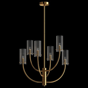 Люстра на штанге Maytoni Arco MOD223PL-06BS