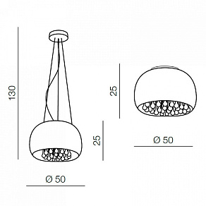 Подвесной светильник Azzardo Burn 2 pendant/top AZ0700