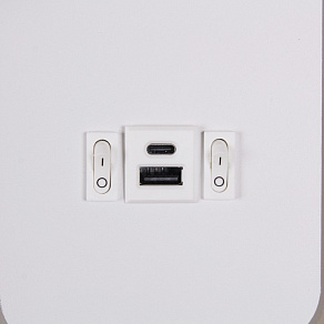 Бра Reluce 86204 86204-9.2-001KT LED12W+USB WT