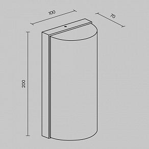 Накладной светильник Maytoni Badd O454WL-L10GF3K1