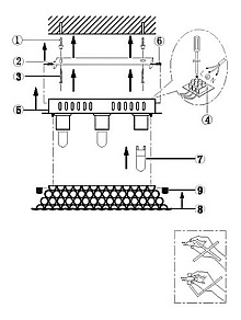 Накладной светильник Globo Azalea 46630-3W