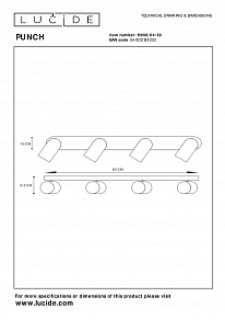 Спот Lucide Punch 13958/04/30