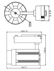 Светильник на штанге Horoz Electric London Zoom HRZ00002468