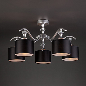 Люстра на штанге Eurosvet Ofelia 60070/5 серебро