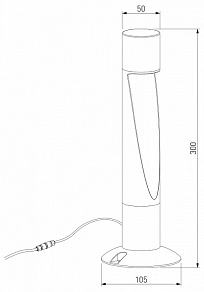 Наземный низкий светильник Elektrostandard Recess 35177/S