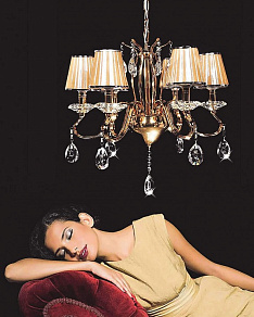 Подвесная люстра LUMINA DECO Finezzia LDP 9267-6 GD