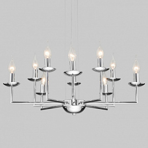 Подвесная люстра Eurosvet Cariso 60150/10 хром