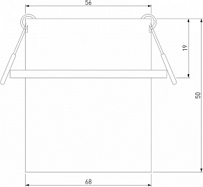 Встраиваемый светильник Elektrostandard Moll a064243