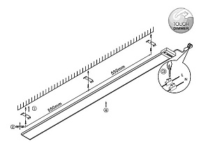Накладной светильник Globo Savinja 41622W2