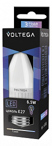 Лампа светодиодная Voltega  E27 7Вт 2800K 4690