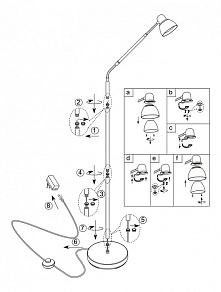 Торшер Globo Pixie 24187
