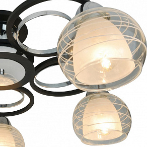 Потолочная люстра Arte Lamp Ginevra A1604PL-5BK