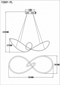 Подвесной светильник Moderli Bloom V2801-PL