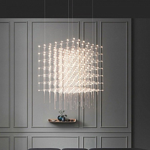 Подвесная люстра O-LUCE Cosmic Glass ячейка 15*15 см 1094011-0