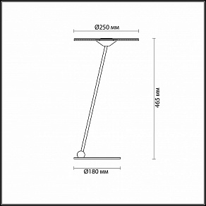 Настольная лампа декоративная Odeon Light Ellen 4107/12TL