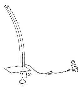 Настольная лампа декоративная Globo Ace 58380